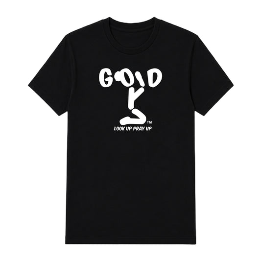 GOD adult T-shirt Black front — Bun