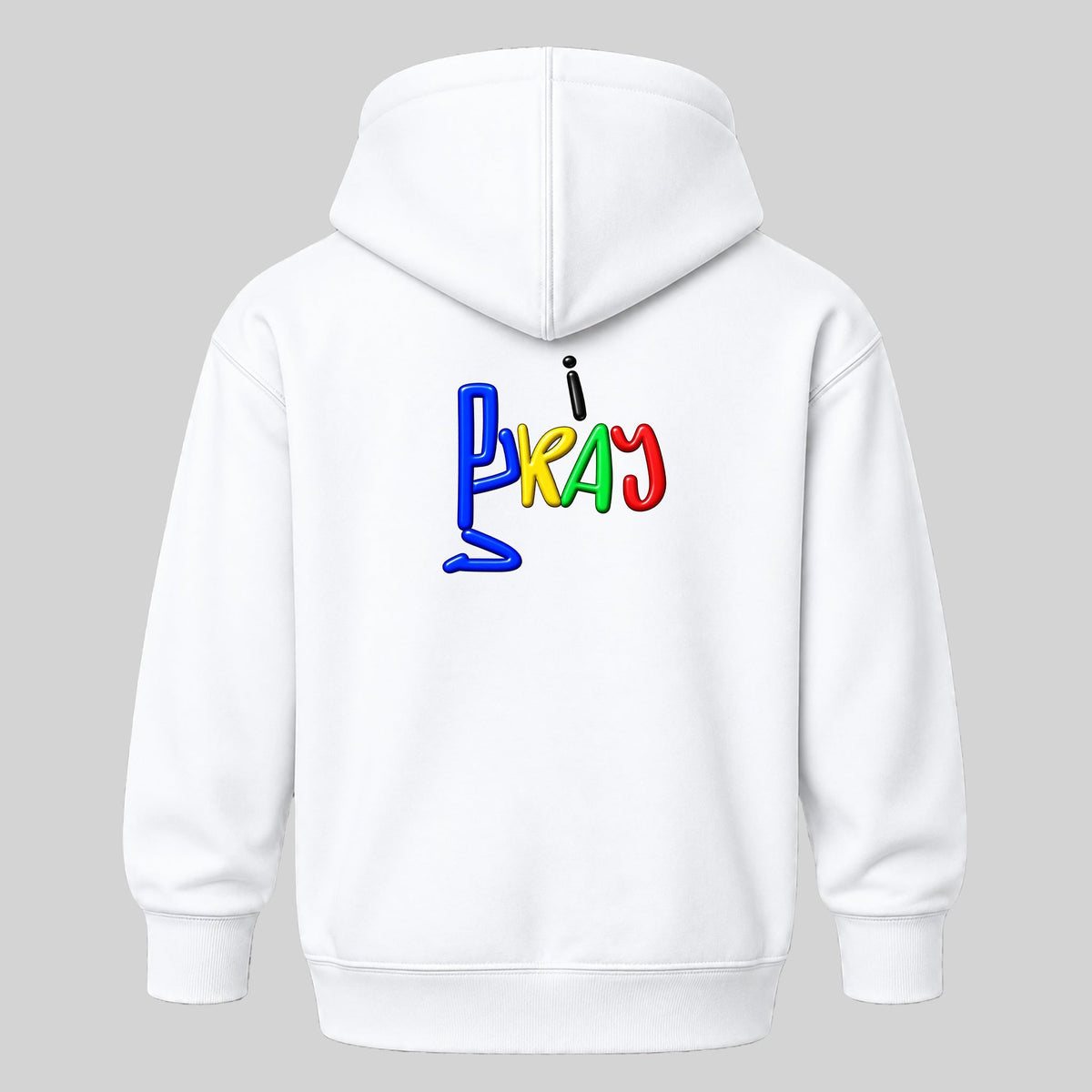 I LOOK UP PRAY UP kids hoodie White matching i PRAY back, Original profile