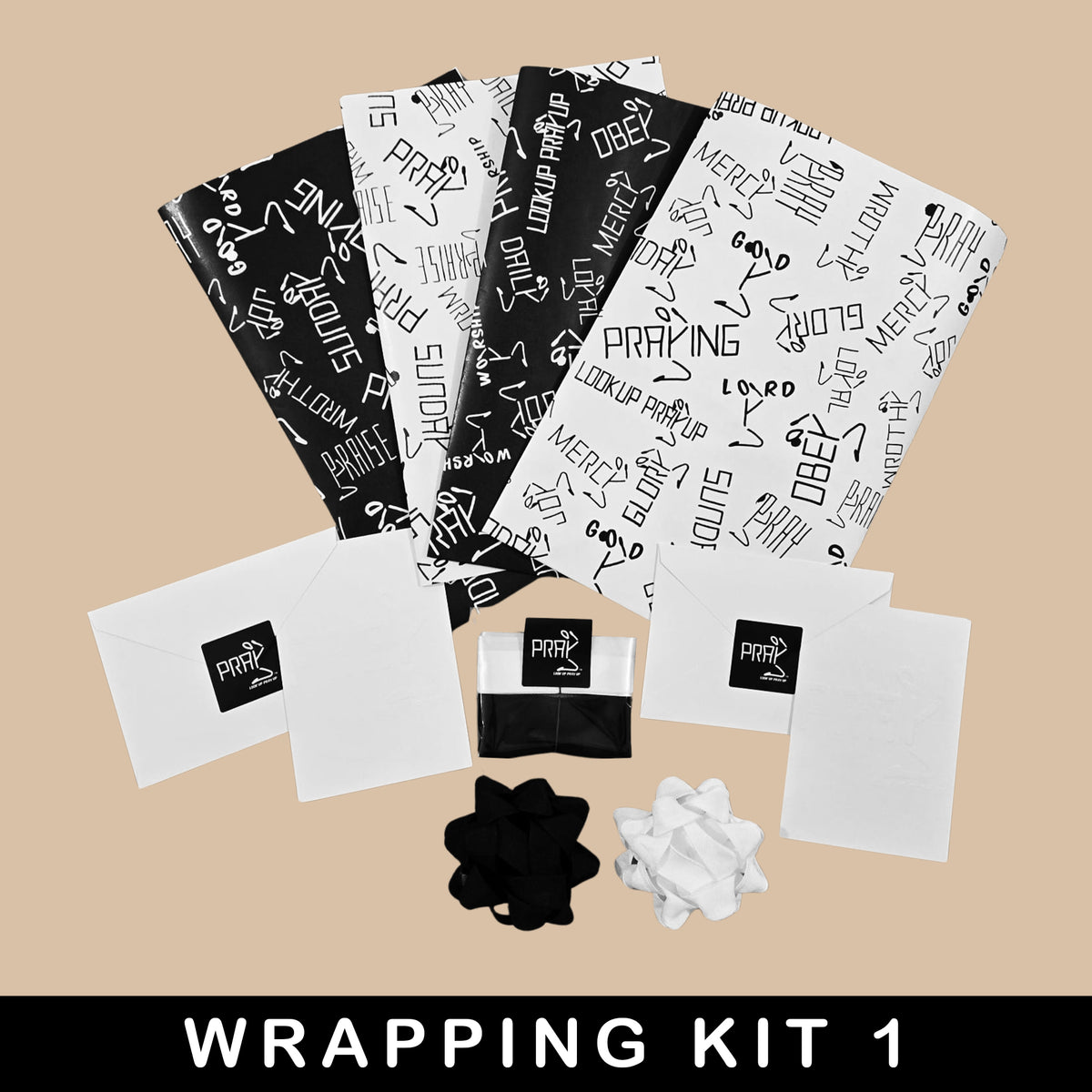 LOOK UP PRAY UP Premium Gift Wrapping Kit 1