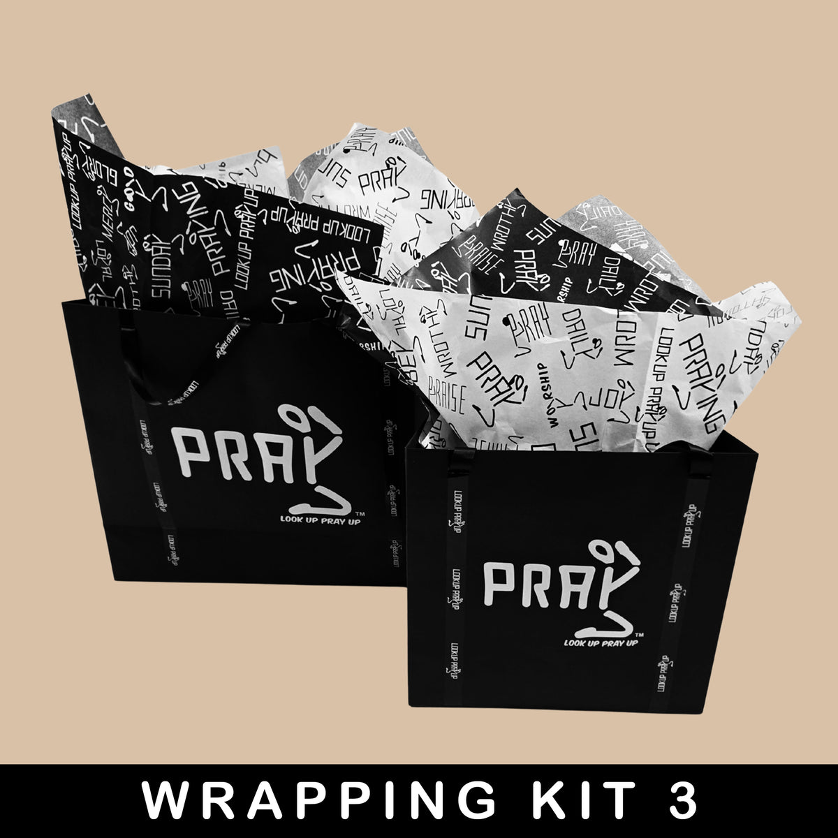 LOOK UP PRAY UP Premium Gift Wrapping Kit 3