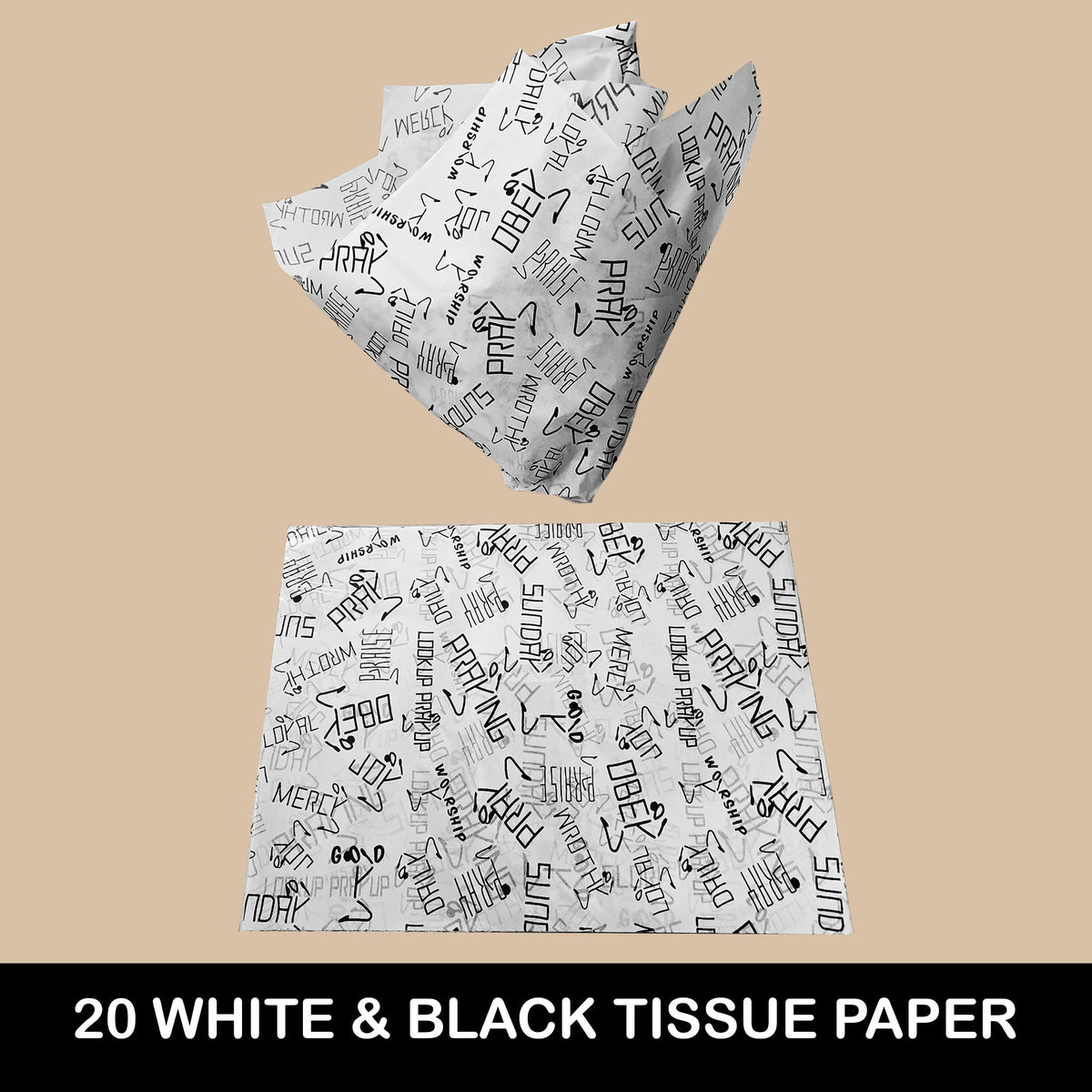 White tissue paper