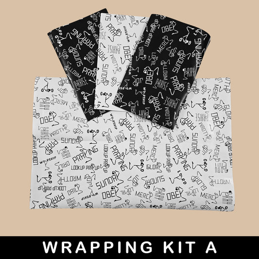 LOOK UP PRAY UP Premium Gift Wrapping Kit A