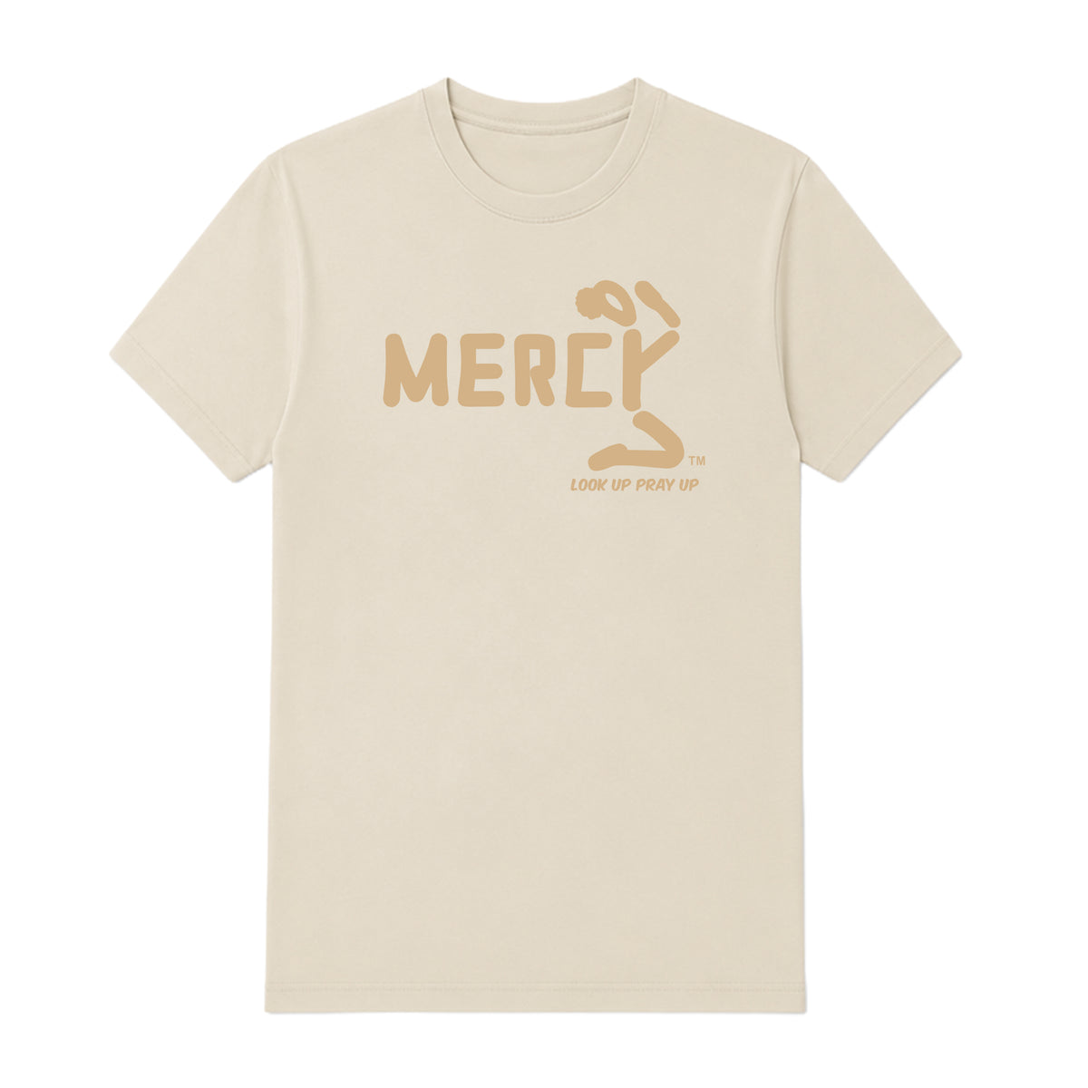 MERCY adult T-shirt Natural front — Bun