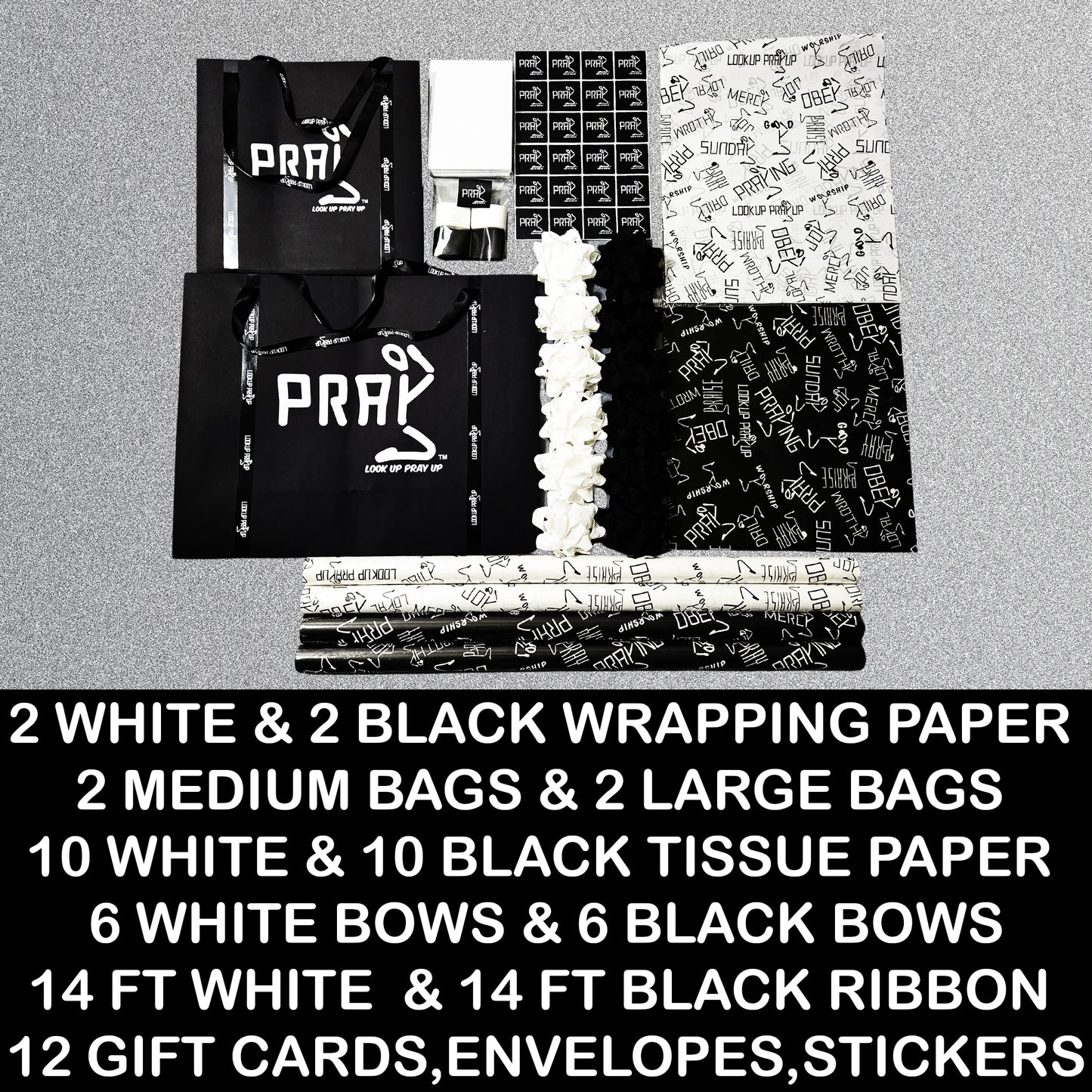 LOOK UP PRAY UP™ Premium Deluxe Gift Wrapping Supplies