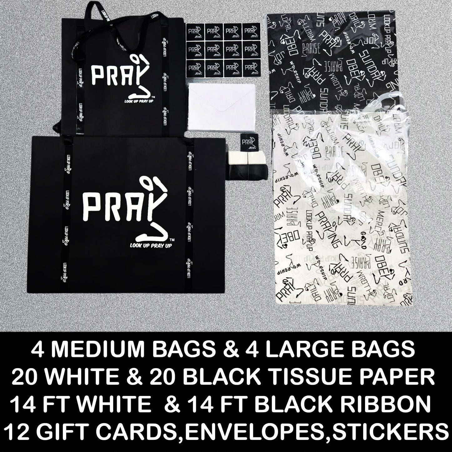 LOOK UP PRAY UP™ Premium Gift Wrapping Kit 3
