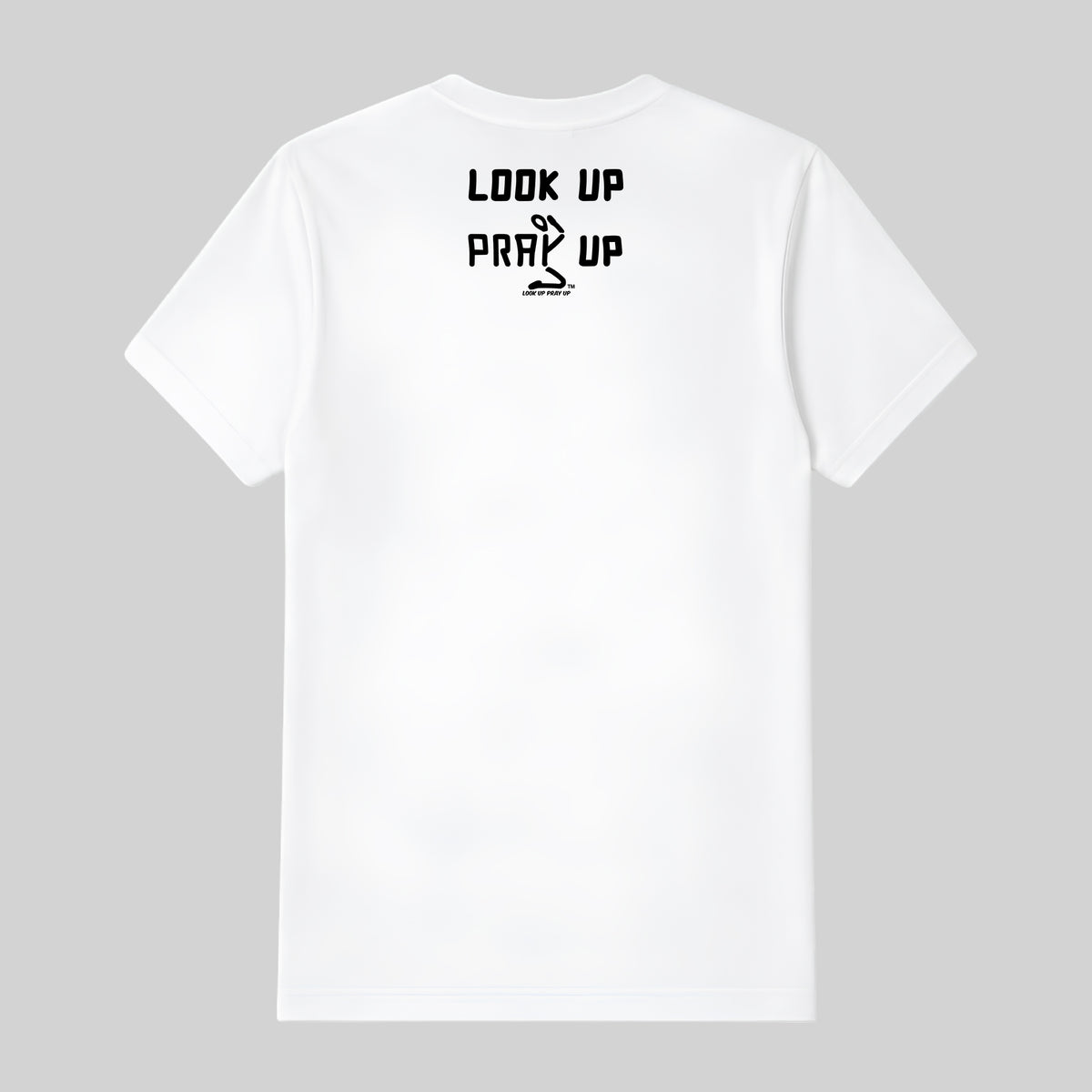 GOD IS GOOD adult T-shirt White back — Original profile