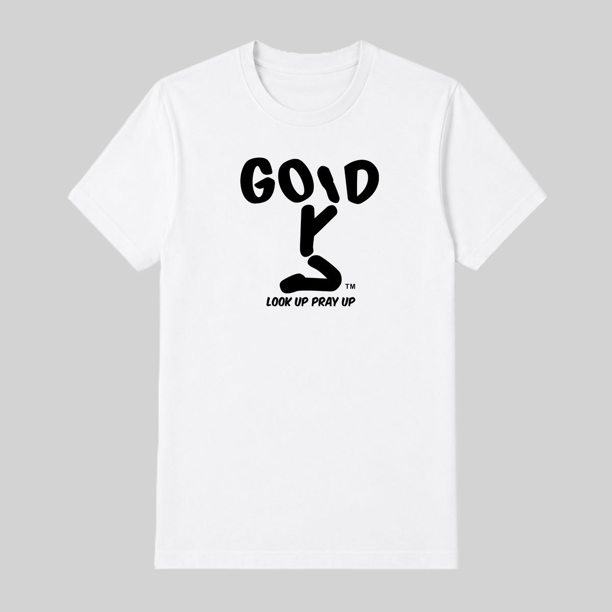 GOD adult T-shirt White front — Original