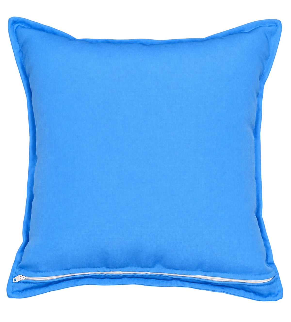 i PRAY Blue 18 x 18 inch minky cuddle fabric pillow zippered back