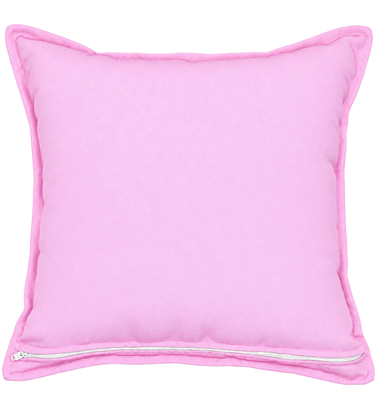 i PRAY Pink 18 x 18 inch minky cuddle fabric pillow zippered back